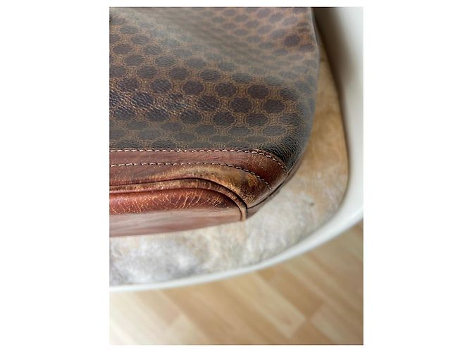 Céline Macadam Bucket Bag braun Leder - Ansicht 16