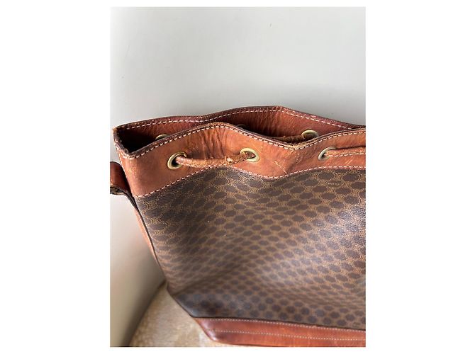 Céline Macadam Bucket Bag braun Leder - Ansicht 17