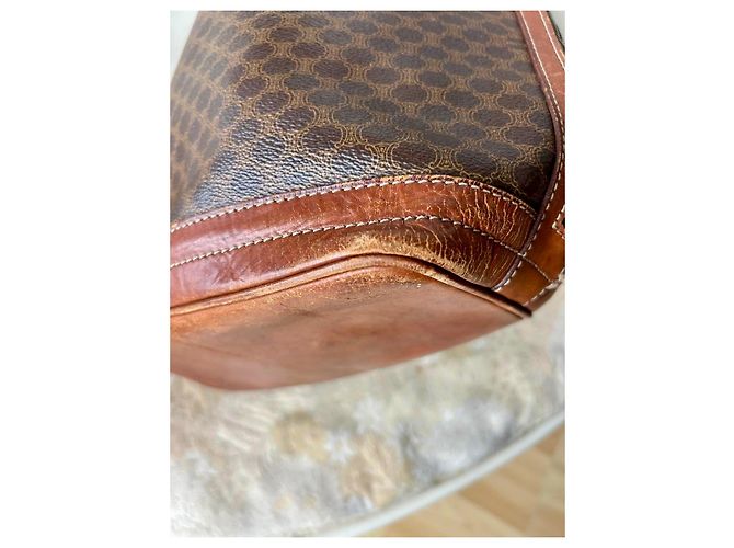Céline Macadam Bucket Bag braun Leder - Ansicht 3