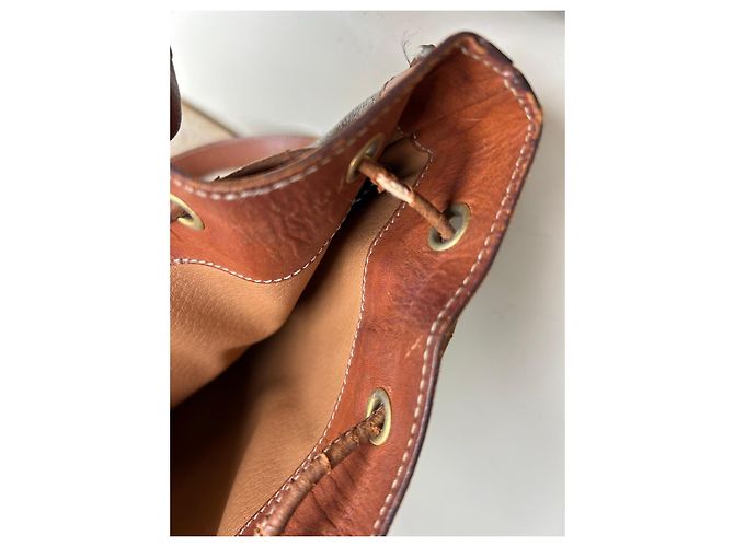 Céline Macadam Bucket Bag braun Leder - Ansicht 7