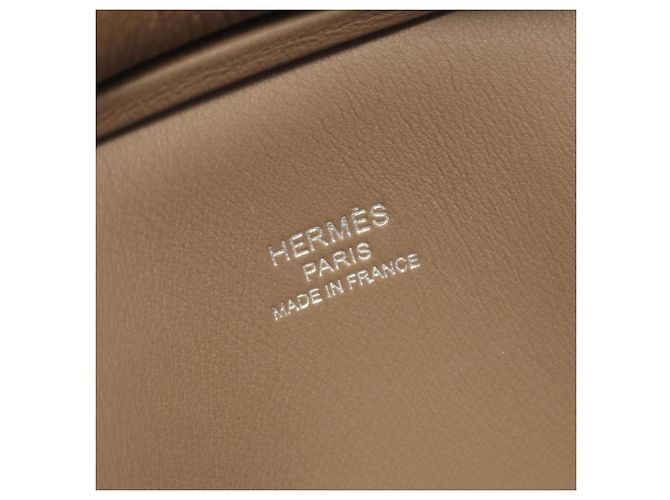 Borsa a Spalla Jypsiere Mini in Grigio Etoupe di Hermès Marrone Taupe - vista 4