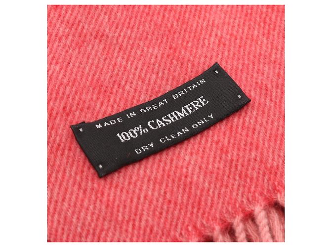 Stola in cashmere rosso Chanel - vista 4