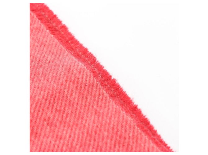 Stola in cashmere rosso Chanel - vista 5