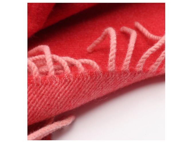 Stola in cashmere rosso Chanel - vista 6
