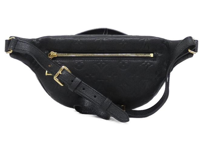 Bumbag Monogram Empreinte Louis Vuitton Nero - vista 2