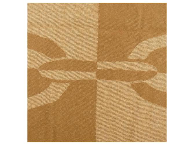 Sciarpa Chaine d'Ancre Optique Hermès Marrone - vista 4