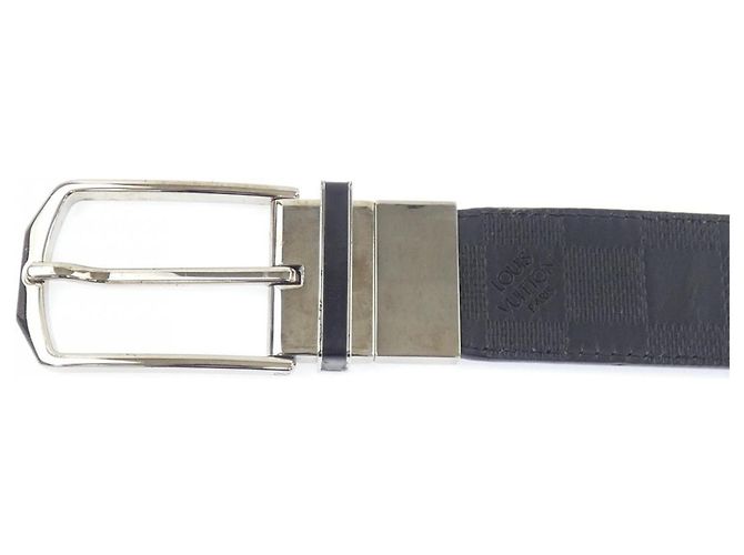 Reversible Slender Gürtel 35mm Louis Vuitton M9906 Schwarz - Ansicht 2