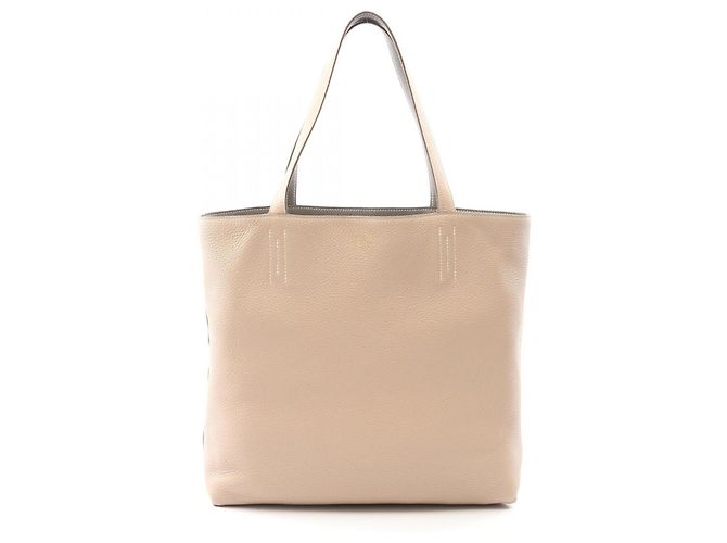 Hermès Double Sens 45 Tote Bag Braun Beige - Ansicht 6
