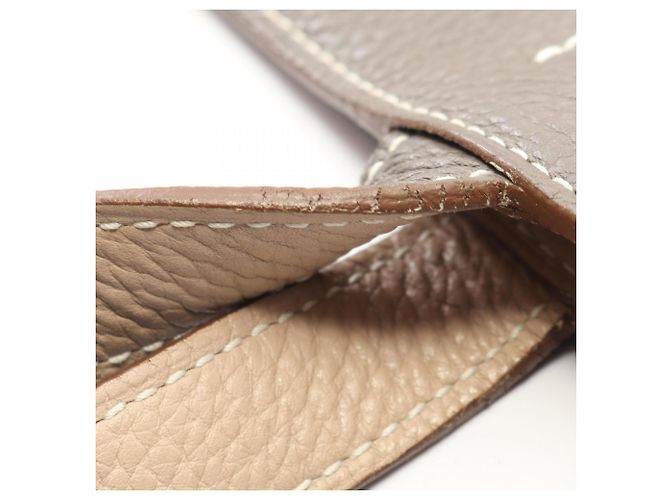 Hermès Double Sens 45 Tote Bag Braun Beige - Ansicht 9