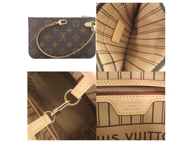 Louis Vuitton Monogram Neverfull PM Tote Bag Braun - Ansicht 10