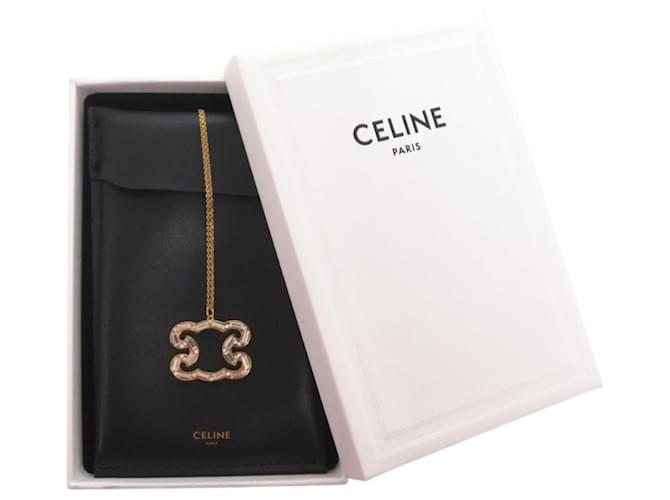 Céline Collana Celine Triomphe Sparkle in oro D'oro - vista 2