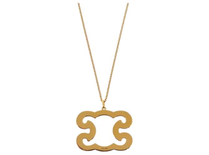Céline Collana Celine Triomphe Sparkle in oro D'oro - vista 3