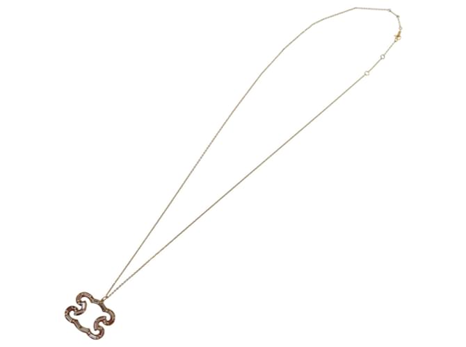 Céline Collana Celine Triomphe Sparkle in oro D'oro - vista 5