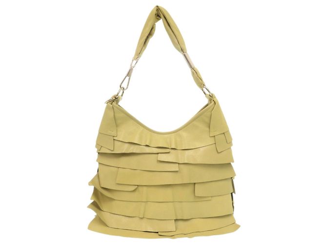 Borsa gialla Yves Saint Laurent Giallo - vista 2