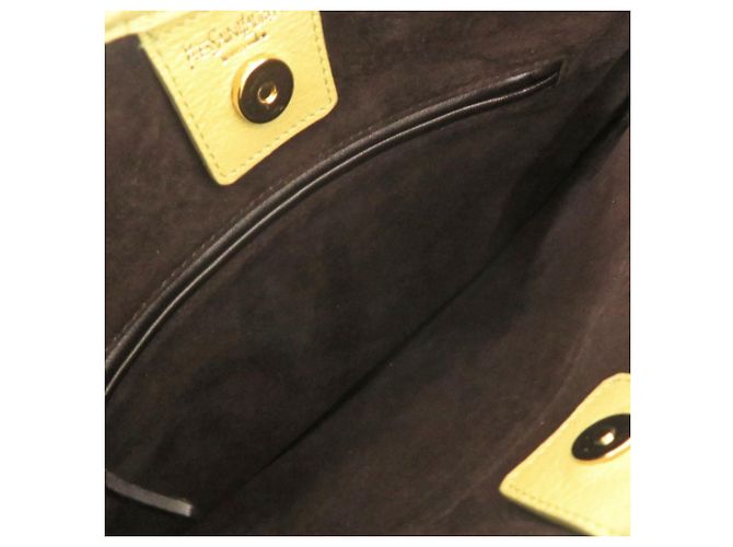 Borsa gialla Yves Saint Laurent Giallo - vista 5