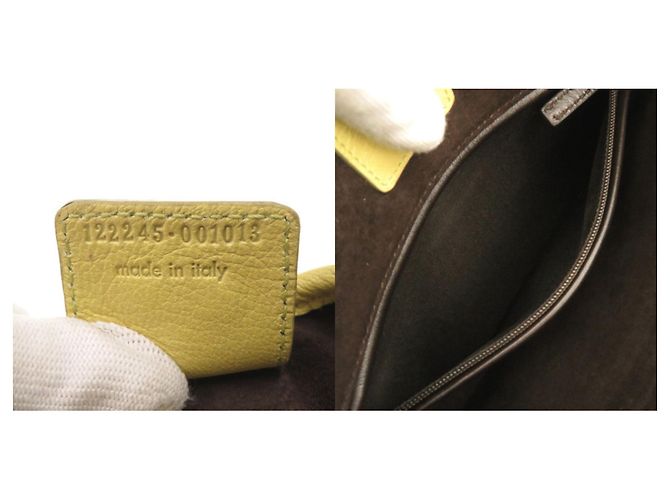 Borsa gialla Yves Saint Laurent Giallo - vista 7