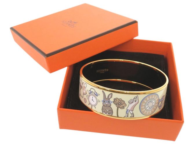 Bracciale in metallo multicolore Hermès - vista 2