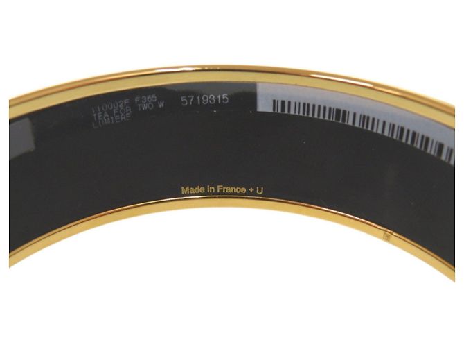 Bracciale in metallo multicolore Hermès - vista 7