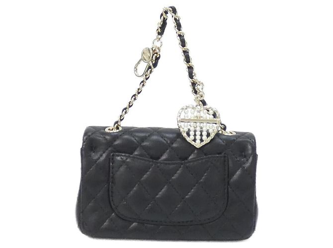 Charm per borsa in pelle Chanel AP4760 Nero - vista 2