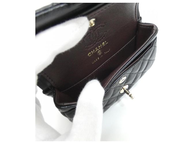 Charm per borsa in pelle Chanel AP4760 Nero - vista 8