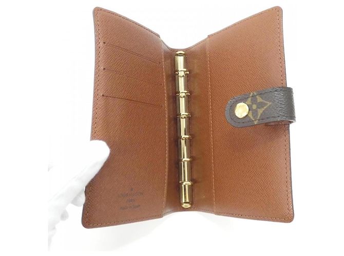 Organizer Organizzatore Agenda PM Monogramma Louis Vuitton Marrone - vista 7