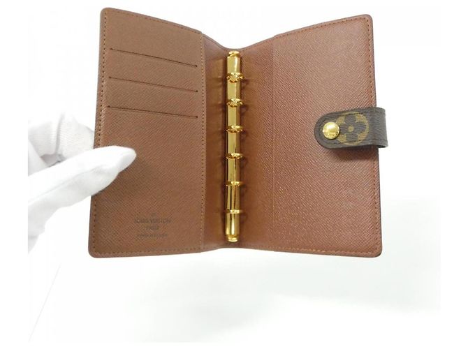 Organizer Agenda PM Monogram Louis Vuitton R20005 Marrone - vista 4