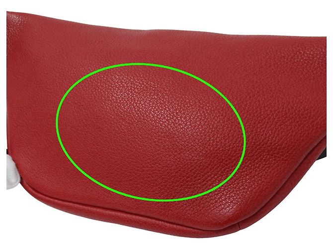 Marsupio in pelle rossa Gucci Rosso - vista 9