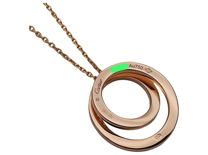 Collana in oro rosa Cartier con diamante D'oro - vista 4