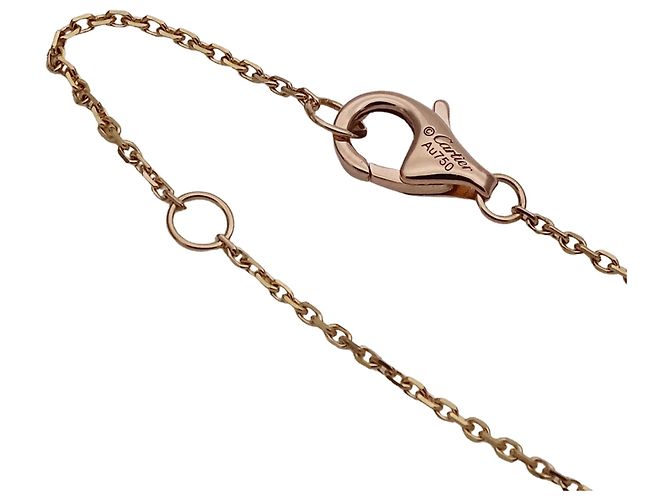 Collana in oro rosa Cartier con diamante D'oro - vista 5