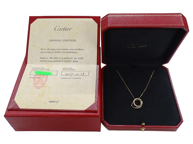 Collana in oro rosa Cartier con diamante D'oro - vista 7