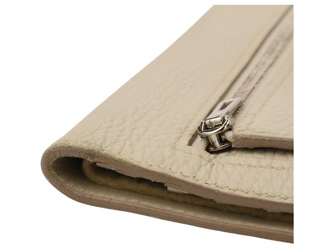 Cartera Larga Kara Dogon de Hermès Castaño Beige - vista 14
