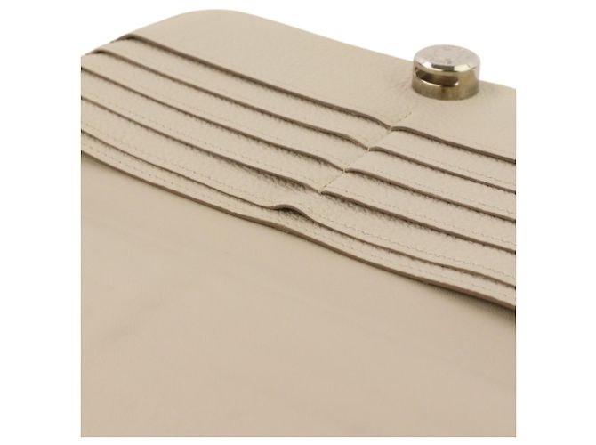 Cartera Larga Kara Dogon de Hermès Castaño Beige - vista 6