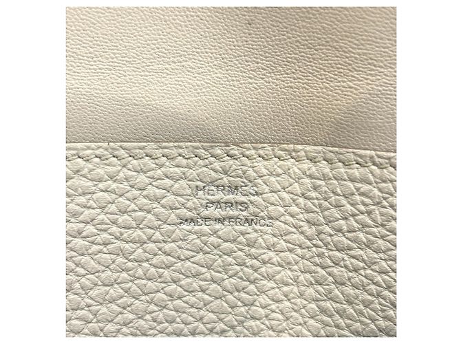 Cartera Larga Kara Dogon de Hermès Castaño Beige - vista 8