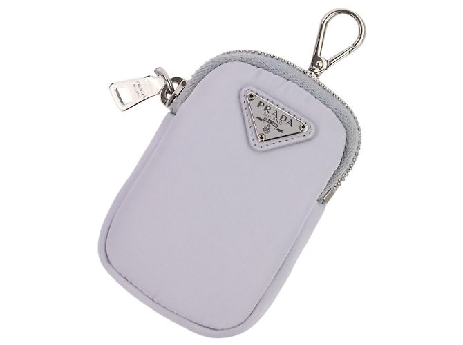 Borsa a Spalla Prada Re-Nylon Re-Edition 2005 Blu chiaro - vista 10