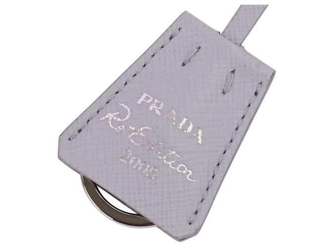 Borsa a Spalla Prada Re-Nylon Re-Edition 2005 Blu chiaro - vista 11