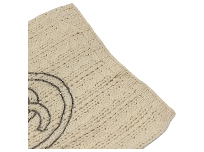 Chanel Kaschmir-Schal Weiß - Ansicht 5