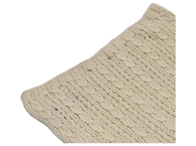 Chanel Kaschmir-Schal Weiß - Ansicht 6