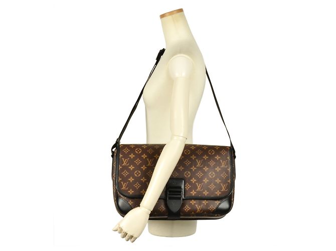 Borsa a Spalla Messenger Archie di Louis Vuitton Monogramma - vista 8