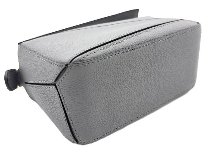 Borsa a Spalla Mini Loewe Puzzle Edge Marrone - vista 4