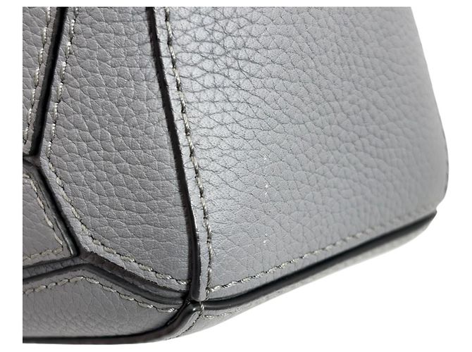 Borsa a Spalla Mini Loewe Puzzle Edge Marrone - vista 5