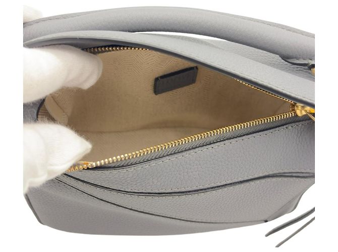 Borsa a Spalla Mini Loewe Puzzle Edge Marrone - vista 6