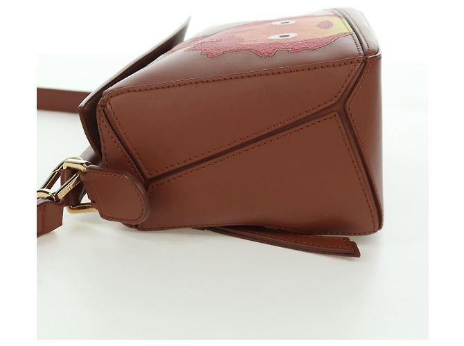 LOEWE Piccolo Puzzle Studio Ghibli Il Castello Errante di Howl Calcifer Auth 173304SM Marrone D'oro - vista 3