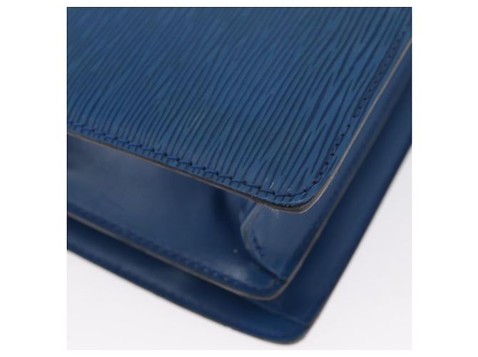 LOUIS VUITTON Epi Capuchin Shoulder Bag Blue M52345 LV Auth bs33618 - view 15