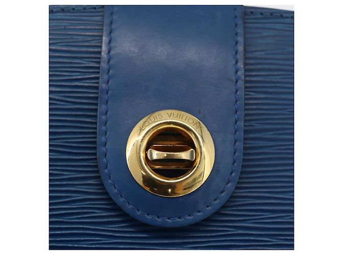 LOUIS VUITTON Epi Capuchin Shoulder Bag Blue M52345 LV Auth bs33618 - view 17