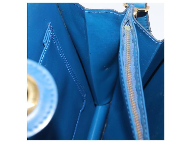 LOUIS VUITTON Epi Capuchin Shoulder Bag Blue M52345 LV Auth bs33618 - view 19