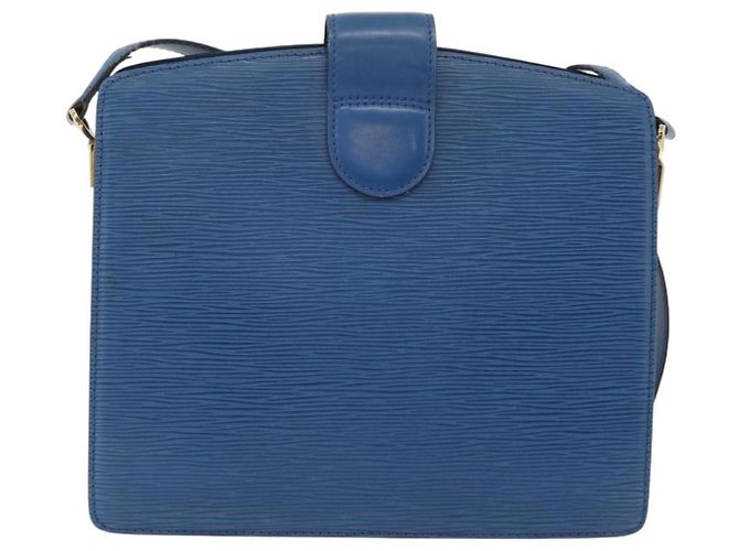 LOUIS VUITTON Epi Capuchin Shoulder Bag Blue M52345 LV Auth bs33618 - view 2