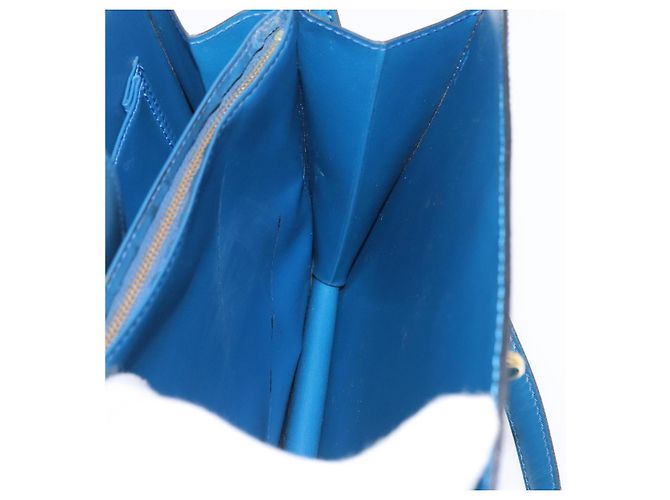 LOUIS VUITTON Epi Capuchin Shoulder Bag Blue M52345 LV Auth bs33618 - view 23
