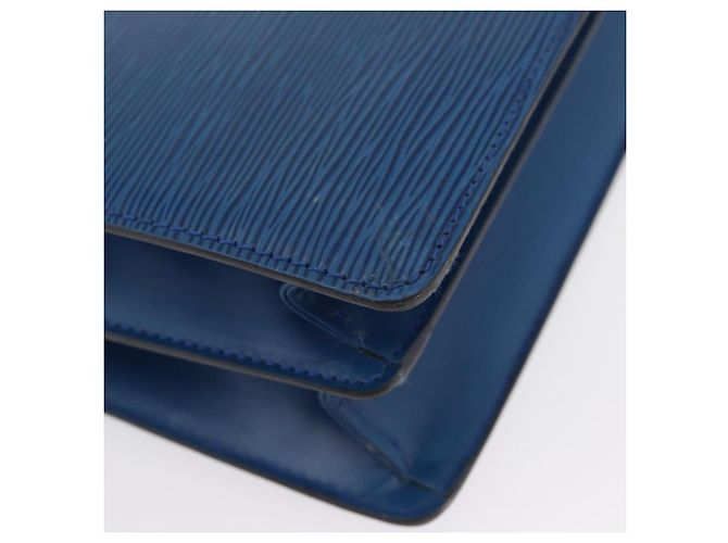 LOUIS VUITTON Epi Capuchin Shoulder Bag Blue M52345 LV Auth bs33618 - view 9