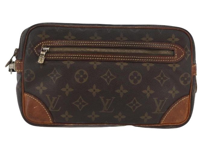 LOUIS VUITTON Clutch Marly Dragonne GM Monogram M51825 LV Auth BA11101 Monogramma - vista 13