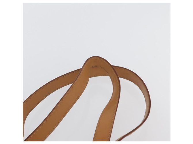 Céline Borsa tote in tela Macadam CELINE in pelle PVC marrone oro Auth mr2036 D'oro - vista 14